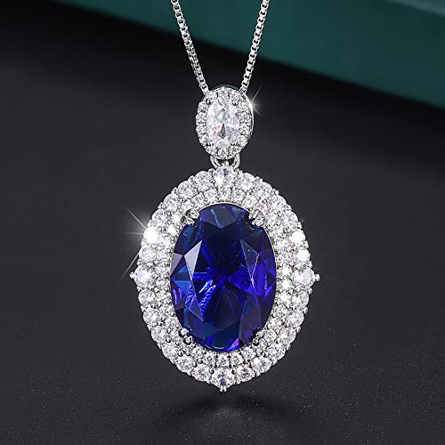 Collier saphir 18 mm pour femme et bijoux pendentifs