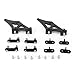 Rear Wing Mounting Brackets, AntiCorrosion Lightweight Spoiler Mounting Brackets, for All Cars, Reducing Resistance