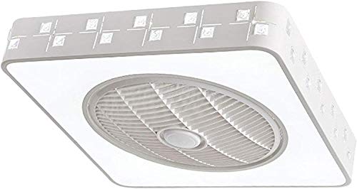 Lampe de ventilateur de plafond LED moderne 96W avec télécommande pour salon et chambre
