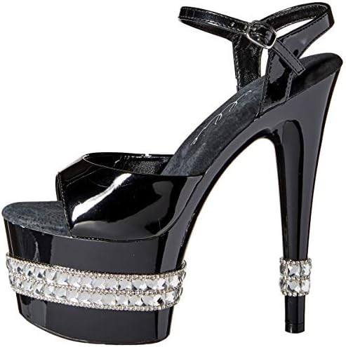 Ellie Shoes Women's Platform Sandal Heeled, Black, 9 | Image 7