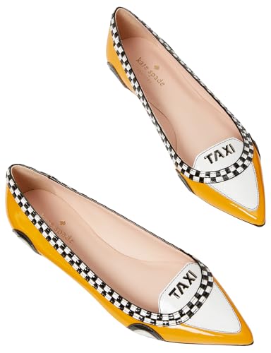 kate spade new york Women's Gogo Taxi Flat Ballet, High Noon Multi, 7.52