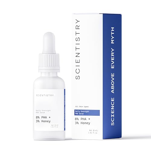 Image of Daily Overnight PHA Serum | 8% PHA & 3% Honey |Gentle Exfoliation, Hydration, Anti-ageing & even tone complexion | Lactobionic, Gluconolactone & Honey |Men & Women | All Skin Types | 30 ml