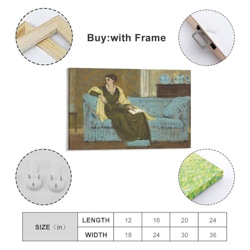 Décoration moderne pour chambre impression d'art victorienne chic - 3