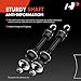 A-Premium 2 Pcs Front Suspension Stabilizer Bar Links Sway Bar Links, Compatible with Ford F-150 F150 2005-2008 & Lincoln Mark LT 2006-2008, 4WD or AWD, with Straight Shaped Sway Bars