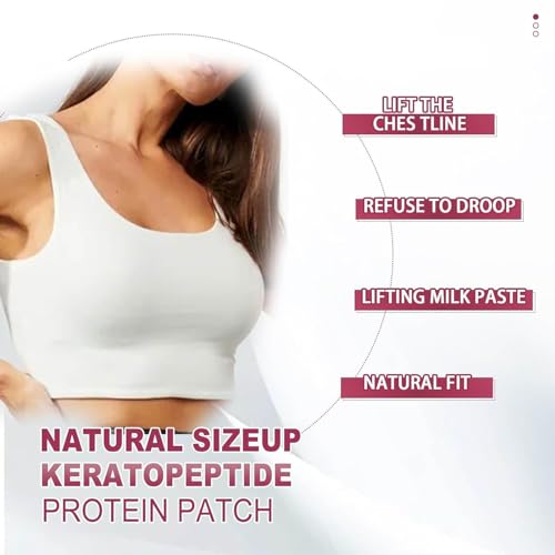 Lonnalee Brustvergrößerungspflaster, Keratopeptid-Protein-Brustvergrößerungs-Straffungspad,Brustvergrößerung Pflaster, Straffung der Brust, Anti-Erschlaffung und Langanhaltende Wirkung