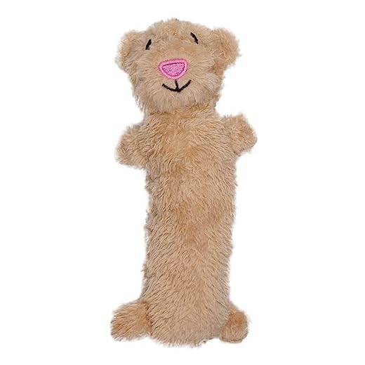 Jambo Pet, Brinquedo Mordedor, Pelúcia Barriguinha, Com Efeito Sonoro, Plush, Tigre, Resistente e Macio, Ideal Para Cães, Bege