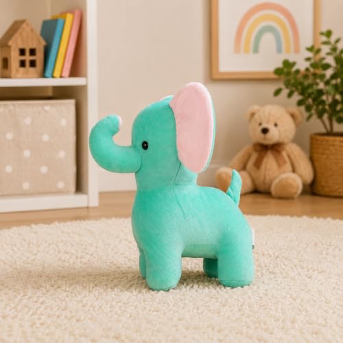 Image of Aqua Teddy Elephant Stuffed Plush Toy, Soft Toy for Children and Adults