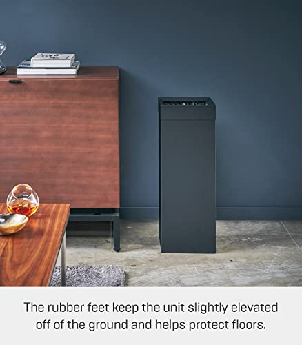 Yamazaki Home 4489 Tall Trash Can-Modern Garbage Waste Basket With Handle, One Size, Black #TOP3