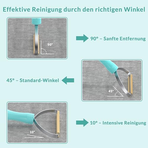 Tierhaarentferner bürste, spezieller Katzenhaarentferner für mehrere Stoffkanten und Teppichkratzer von LINTPLUS, Hundehaarentferner für Teppiche und Aktivitätskratzbäume, bekommt jedes Haar