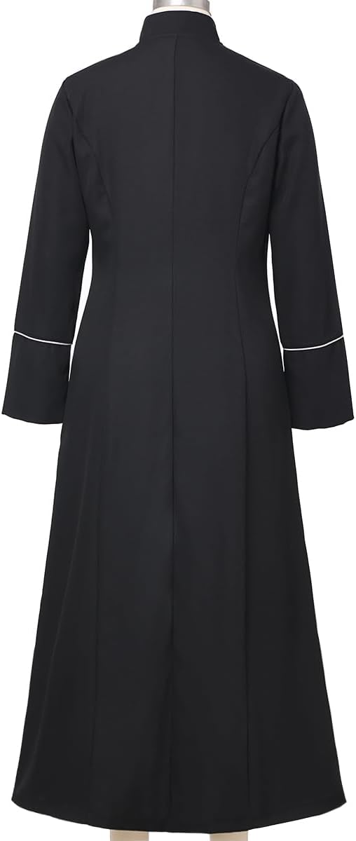 BLESSUME Women Choir Roman Cassock Robe Clergy Pulpit Liturgical Vestment Robe - Image 5