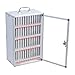 BaotyJie Phone Storage Cabinet Smartphone Storage Case Wall Mounted Transparent Door Portable Handle Lockable Phone Locker Storage Box, 48 Slots