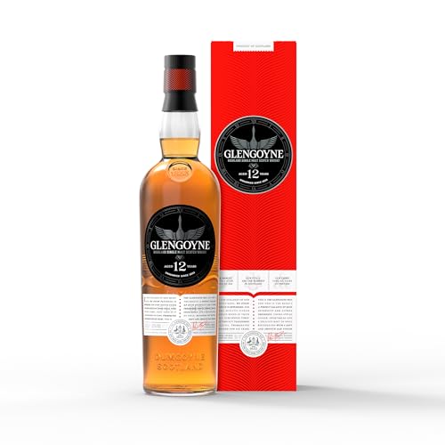Glengoyne 12 Jahre Single Malt Scotch Whisky mit Geschenkverpackung (1 x 0,7 l)
