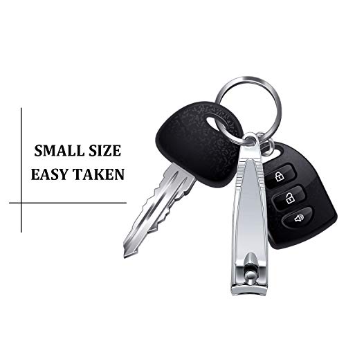 100 Pieces Nail Clippers Flat Toenail Clippers Stainless Steel Fingernails Pointed Manicure Pedicure Sturdy Trimmer Set For Men And Women #TOP5