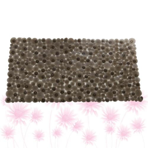 Alfombrilla de baño antideslizante Levemolo de PVC para ducha con ventosas de agarre 7