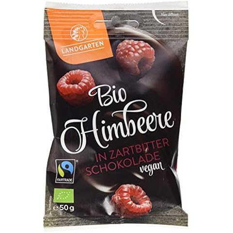 Landgarten | Vegane Bio Himbeere in Zartbitter-Schokolade Cover