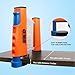 GSE Games & Sports Expert Ping Pong Paddle Set, Portable Table Tennis Set with Orange Retractable Ping Pong Net & Post, 2 Paddles & 3 Balls, Anywhere to-Go Ping Pong Game for Any Tables
