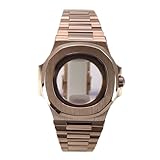 Gladiaond 1 pz Oro Rosa 40mm Cassa Dell'orologio Bracciale Vetro Zaffiro for NH35 NH36/34 NH38 Accessori Movimento Quadrante 29.8mm
