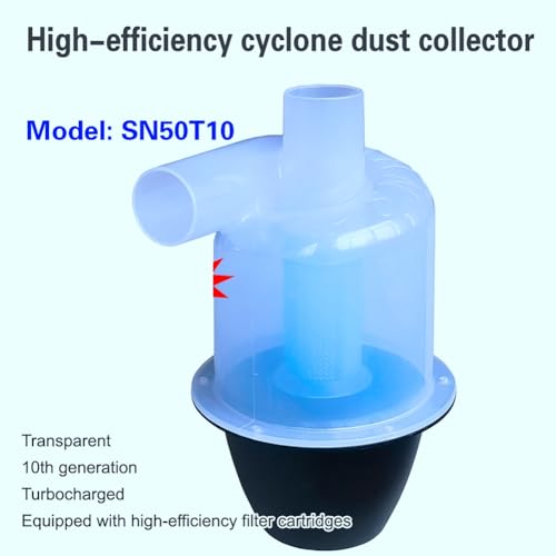Cyclone 50ST10 transparent élimine la perte d'aspiration par turbocompression