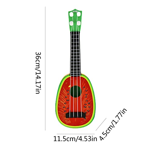 Maseaxi Ukulélé pour Enfants débutants,Guitare pour Tout-Petits en Forme de pastèque – Enfants Mignon ukulélé Rime… - Les Beatles, Paul McCartney, John Lennon, RIngo Starr, George Harrison Maseaxi Ukulélé pour Enfants débutants,Guitare pour Tout-Petits en Forme de pastèque - Enfants Mignon ukulélé Rime… – Image 5
