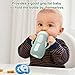 Juome Silicone Sleeves with Handles for Avent Natural Glass Baby Bottle - 3 Pack Anti Breakage Baby Bottles Holder, Compatible with Philips Avent Anti Colic Baby Bottles 8 oz