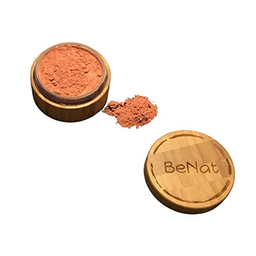 Benat. Blush Powder, Plum. Vegan. All-Natural. Made With Fewer, Natural Ingredients. 0.4-Oz. Packed In A Beautiful Bamboo, Eco-Friendly Case. #TOP9