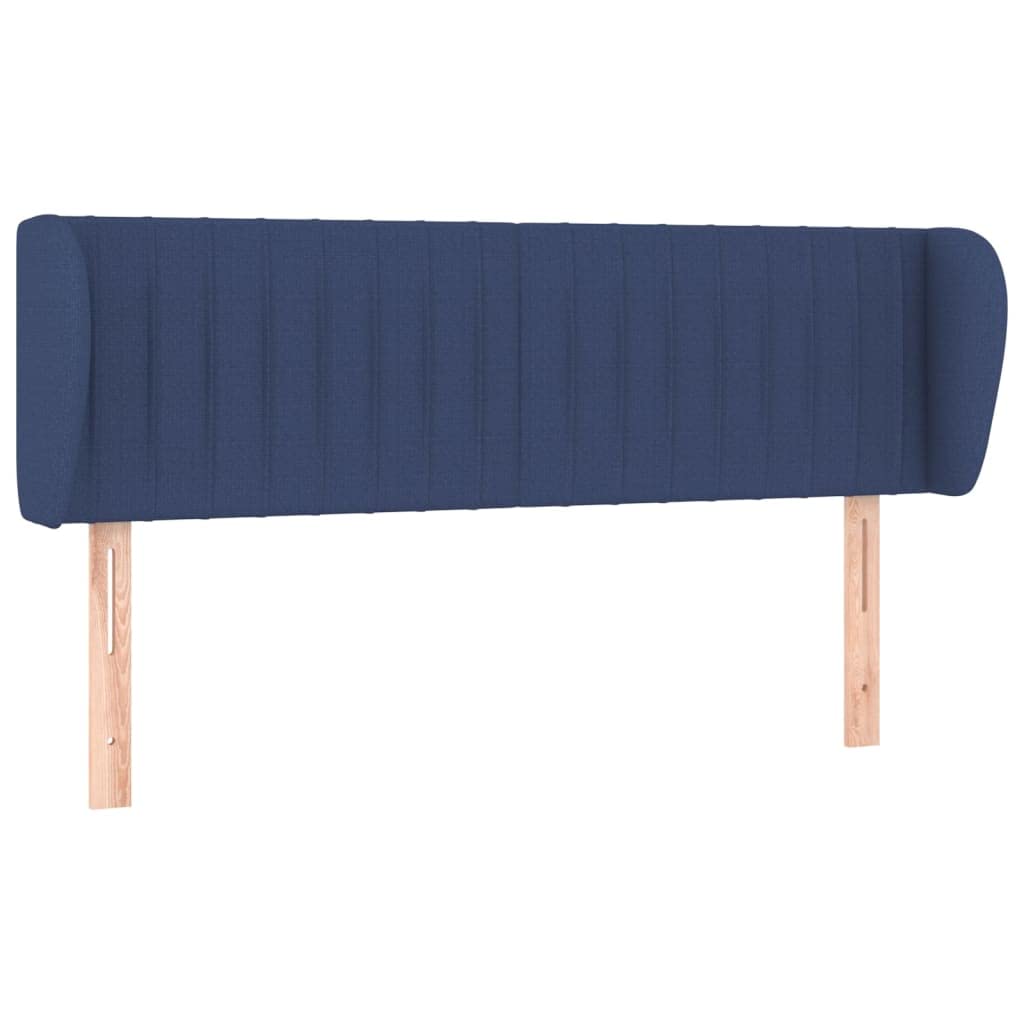 vidaXL Cabecero de Tela Azul 147x23x78/88 cm
