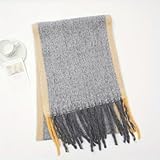 NYSDM Bufanda de Felpa de Mohair Mujer, cálida, de Invierno, de Gran tamaño, Resistente al Viento, para Exteriores, cálida, Suave, Gruesa, con un Gran Ambiente