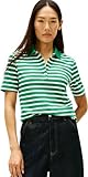 Tommy Hilfiger Polo 1985 REG Piqué SS WW0WW43224 S/S para Mujer, Color Verde (Verde nuveau/Crudo STP), Talla 3XL, Verde (Nouveau Green/Ecru STP), 3XL Grande