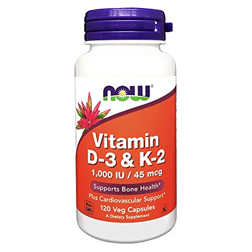 Vitamina d3+k2 Now 120s Nowfoods