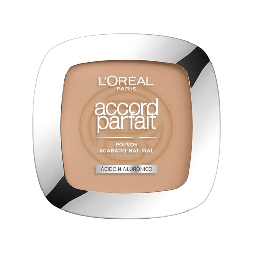 L'Oreal Paris Make-up Designe True Match Base de maquillaje en polvo prensado y ligero acabado mate, Dorado (5.D/5.W), 57 g (Paquete de 1)