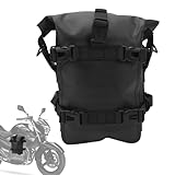 Motorrad Sturzbügeltasche, 4L Universell Wasserdichte TPU Motorradtasche Verdickte Anti-Rutsch Pads Sturzbügel Tasche Schnellverschluss Tasche Motorrad Seitentasche Gepäcktaschen Motorradreisen Bag