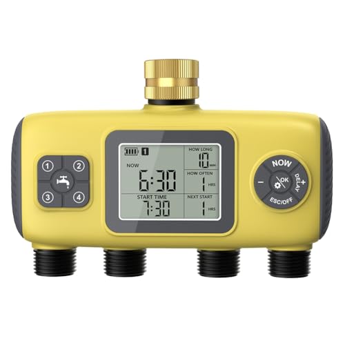 Timer d'irrigation programmable Imperial Thread avec capteur de pluie pour arrosage automatique