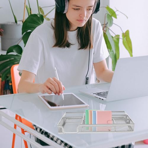 Plateau à 6 compartiments Beavorty pour rangement de bureau et accessoires - 5