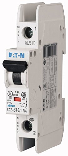 Eaton FAZ-B15/1-NA Interruptor Magnetotérmico FAZ, 15A, 1P, Curva B, Caja de 2