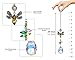Crystal Suncatchers Bee Prism Rhinestones Ornament, Colorful Diamond Decor Prisms for Windows Wall Home Wedding Hanging