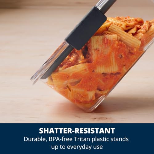 Rubbermaid Brilliance Plastic Food Storage Containerss, 9.6-Cup, 2-Count - Image 3