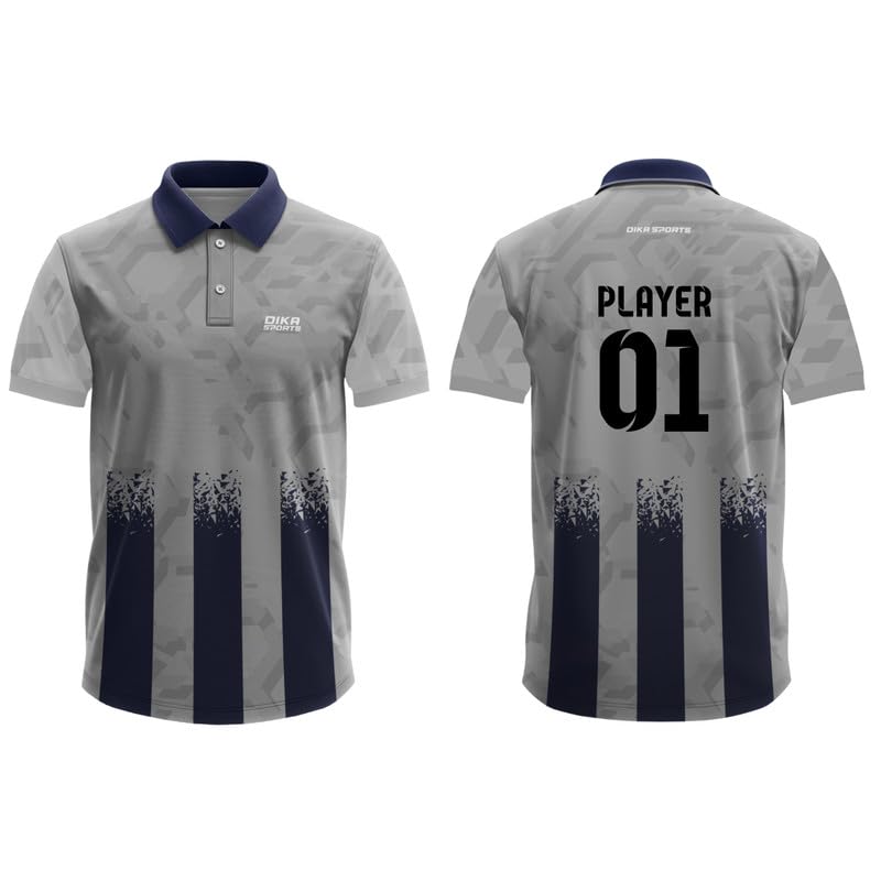 dika sports Custom Number and Number Cricket Sports Jersey Tshirt for Men | 2 Year to 5XL-picture-38