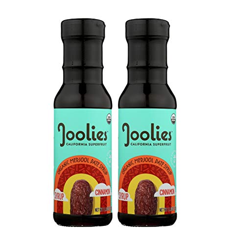 Joolies Organic Medjool Date Syrup | Cinnamon, 2 Pack | Made with Fresh California Grown Fruit | Vegan, Gluten-Free, Paleo, No Added Sugar | Low Glycemic Breakfast, Baking & Dessert Topping