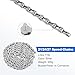 HISUEKIG 21/24/27 Speed Bike Chain Bicycle Chain Mountain Single Speed Chain,116 Links, Steel Cycling Hollow Out Chains for Road BMX Chain (Silve)