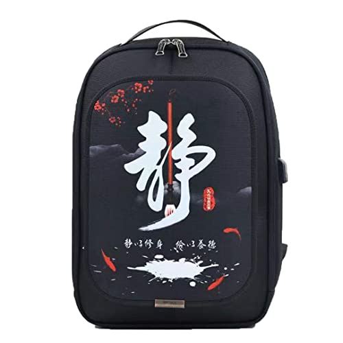 Saeohnssty Herren Reise Notebook Laptop Rucksack Taschen 15,6 Zoll Business Rucksack Rose 15 Inches Cover