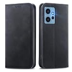MOJIA – MOJIA Hülle für Xiaomi Redmi Note 12 4G, PU Folio Leder Brie