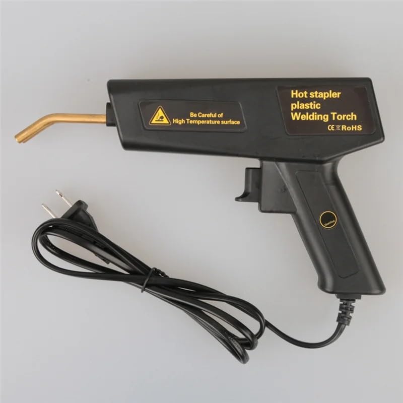 2-in-1 Saldatrice Plastica Kit di riparazione paraurti auto da 120 W, macchina per graffette a caldo, strumenti per la riparazione di crepe nel paraurti auto Saldatrice per plastica