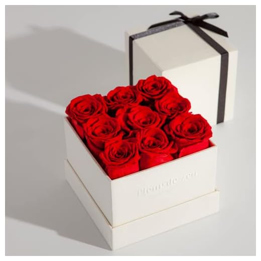 Fleur de Zen Forever Roses in a Box | Premium Roses Real Roses That Last a Year | Fresh Roses for Delivery Prime | Preserved Flowers Delivery, Valentines Day Gifts for her | Gift-Ready Eternity Roses