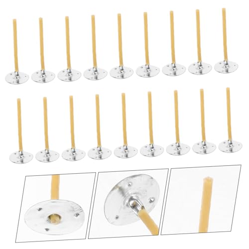 100 piezas de mechas trenzadas para velas pre-enceradas miniatura 4