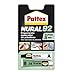 Pattex Nural 92 Pegamento reparador de plásticos, cola transparente para reparar y pegar plástico, cola rápida resistente a líquidos y a la temperatura, 2 x 11 ml