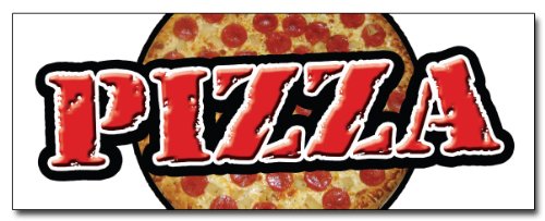 Amazon.co.jp: 36 PIZZA DECAL sticker shop place fresh hot by