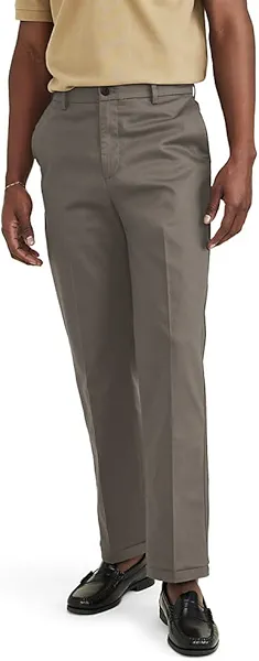 DOCKERS Men's Straight Fit Signature Iron Free Khaki with Stain Defender Pants (Regular and Big & Tall)