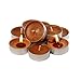 CandleNScent Scented Tea Lights Candles | Cinnamon Spice Fragrance | Made in USA (Pack of 30)