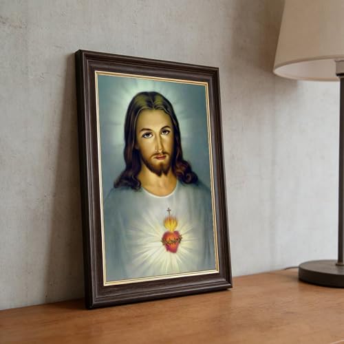 Impression sur toile Sacré-Cœur de Jésus cadre mural 61x91 cm - 5