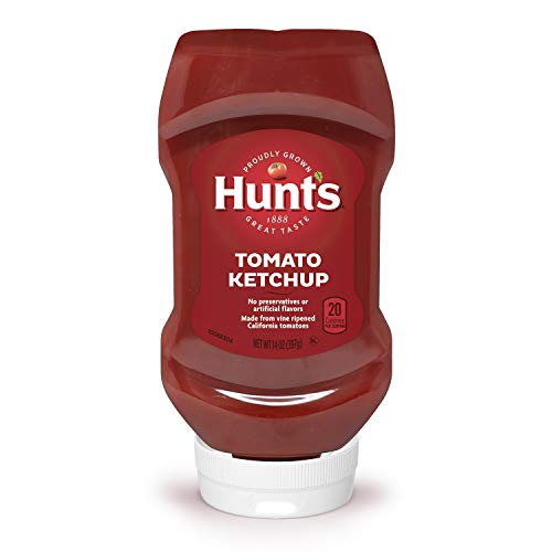 Hunt's Ketchup de tomate, botella exprimible de 14 onzas